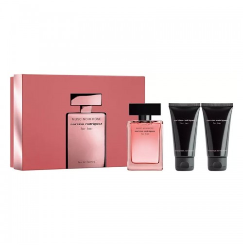 NARCISO RODRIGUEZ MUSC NOIR ROSE 50ML GIFT SET EDP FOR WOMEN BY NARCISO RODRIGUEZ